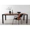 Venture Design Valgomasis stalas, medis, 205x90 cm, juodas