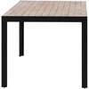 Venture Design Valgomasis stalas, medis, 205x90 cm, juodas