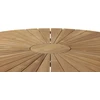 Venture Design Valgomasis stalas, Meksika, ø140 cm, Balta/Teakinis