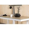 Venture Design Valgomasis stalas, Merlo, 200x90 cm, Balta