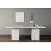 Venture Design Valgomasis stalas, Olga, 200x90 cm, Balta
