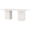 Venture Design Valgomasis stalas, Olga, 200x90 cm, Balta