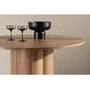 Venture Design Valgomasis stalas, Olivia, ⌀110 cm, Ruda