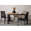 Venture Design Valgomasis stalas, Panama, 75x210x90 cm, Juodas