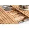 Venture Design Valgomasis stalas, Panama, 75x224x100 cm, Balta