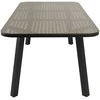 Venture Design Valgomasis stalas, Paola, 200x100 cm, Juodas