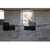 Venture Design Valgomasis stalas, Petra, 75x190x90 cm, Juodas