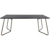 Venture Design Valgomasis stalas, Petra, 75x190x90 cm, Juodas
