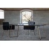 Venture Design Valgomasis stalas, Petra, 75x190x90 cm, Juodas