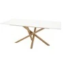 Venture Design Valgomasis stalas, Piazza, 180x90 cm, Balta