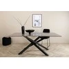 Venture Design Valgomasis stalas, Piazza, 180x76x90 cm, Juodas