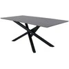 Venture Design Valgomasis stalas, Piazza, 180x76x90 cm, Juodas
