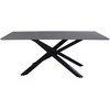 Venture Design Valgomasis stalas, Piazza, 180x76x90 cm, Juodas