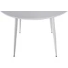 Venture Design Valgomasis stalas, Plaza, 100 cm, Balta