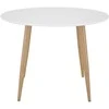 Venture Design Valgomasis stalas, Plaza apvalus stalas, ø100 cm, Balta