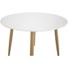 Venture Design Valgomasis stalas, Plaza apvalus stalas, ø100 cm, Balta