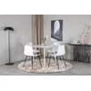 Venture Design Valgomasis stalas, Plaza, 100 cm, Balta, Valgomasis kėdė, Arctic, 47,5x82x49 cm, Balta