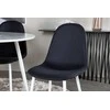 Venture Design Valgomasis stalas, Plaza, 100 cm, Balta, Valgomasis kėdė, Polar, 53x87x44 cm, Juoda