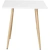 Venture Design Valgomasis stalas, Polar, 75x75 cm, Balta