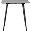 Venture Design Valgomasis stalas, Polar, 75x75 cm, Juodas