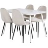 Venture Design Valgomasis stalas, Polar, 75x120x80 cm, Balta