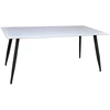 Venture Design Valgomasis stalas, Polar Matbord, 180x90 cm, Balta/Juoda