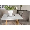Venture Design Valgomasis stalas, Polar, 75x75 cm, Balta