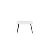 Venture Design Valgomasis stalas, Polar, 80x60 cm, Balta