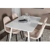 Venture Design Valgomasis stalas, Polar, 75x120x80 cm, Balta