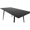 Venture Design Valgomasis stalas, Silar pratęsimas, 75x120x80 cm, Juodas
