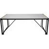 Venture Design Valgomasis stalas, Teksasas, 200x100 cm, Pilka