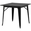 Venture Design Valgomasis stalas, Tempe, 80x80 cm, Juodas