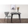 Venture Design Valgomasis stalas, Tempe, 80x80 cm, Juodas