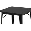 Venture Design Valgomasis stalas, Tempe, 80x80 cm, Juodas