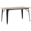 Venture Design Valgomasis stalas, Tempe, 80x140 cm, Riešutas