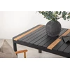 Venture Design Valgomasis stalas, Togo, 150x90 cm, Juodas