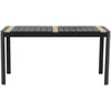 Venture Design Valgomasis stalas, Togo, 150x90 cm, Juodas