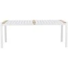 Venture Design Valgomasis stalas, Togo, 200x100 cm, Balta