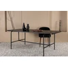 Venture Design Valgomasis stalas, Uno, 200x90 cm, Juodas