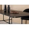 Venture Design Valgomasis stalas, Uno, 200x90 cm, Juodas