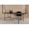 Venture Design Valgomasis stalas, Uno, 200x90 cm, Juodas