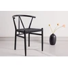 Venture Design Valgomojo kėdė Alfons 41x46x41 cm Juoda Plieninė Virvė
