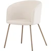 Venture Design Valgomojo kėdė Berit 46x45x47 cm smėlio spalvos veliūro apmušalas