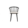 Venture Design Valgomojo kėdė Bobby 50x48 cm Juoda Smėlio Spalva Guminė Mediena