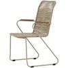 Venture Design Valgomojo kėdė Bois 46x43.5 cm Smėlio spalvos virvė