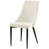 Venture Design Valgomojo kėdė Leone 48x44 cm smėlio spalvos korduro audinys