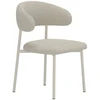Venture Design Valgomojo kėdė Lillholmen 51x47 cm smėlio spalvos boucle audinys