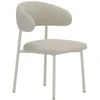 Venture Design Valgomojo kėdė Lillholmen 51x47 cm smėlio spalvos boucle audinys