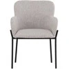 Venture Design Valgomojo kėdė Vätö 51x55 cm smėlio spalvos plienas
