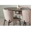 Venture Design Valgomojo komplektas Andy valgomojo stalas ir Modesto valgomojo kėdė 180x75 cm smėlio spalvos MDF